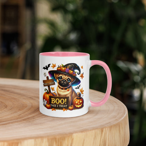 11oz Halloween Pug Mug #1