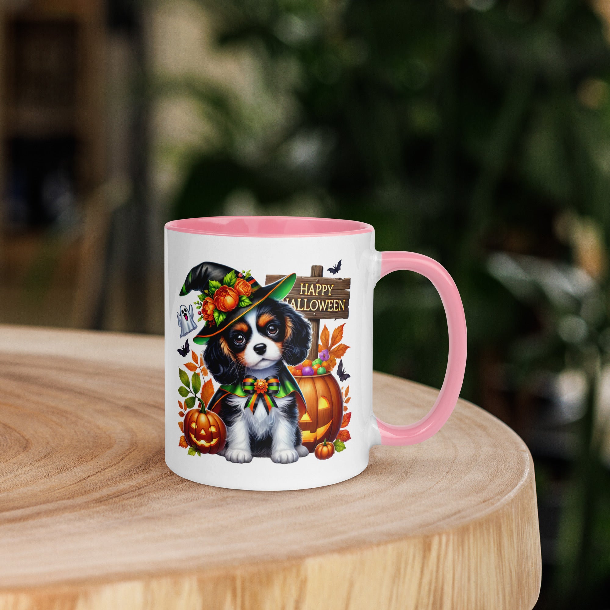 11oz Halloween Cavalier King Charles Spaniel Mug #1