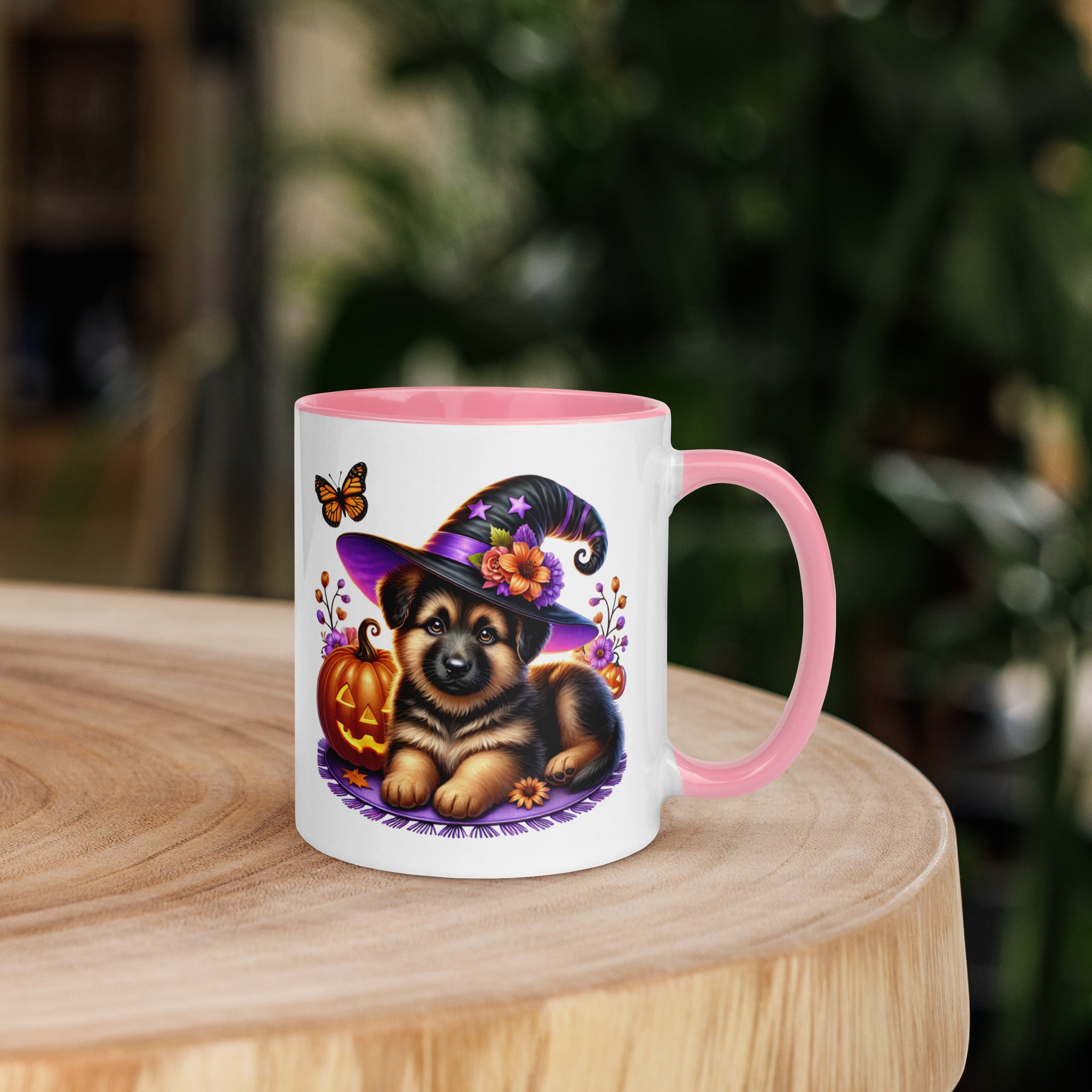 11oz Halloween German Shepherd Mug #1