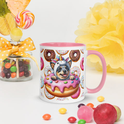 11oz German Shepherd Loves Donuts Mug - Life Is Short