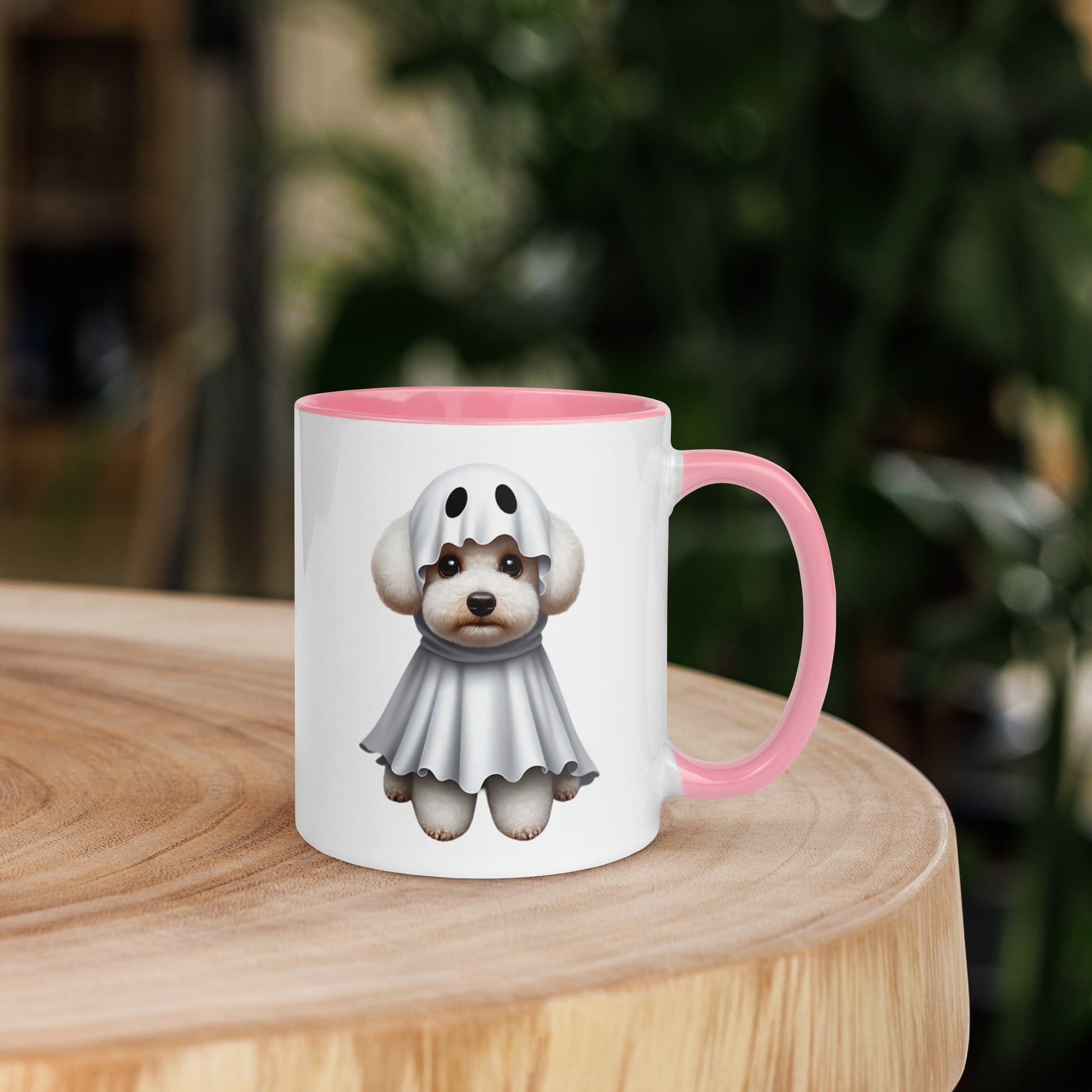 11oz Happy Halloween Ghost Bichon Frisé Mug #1