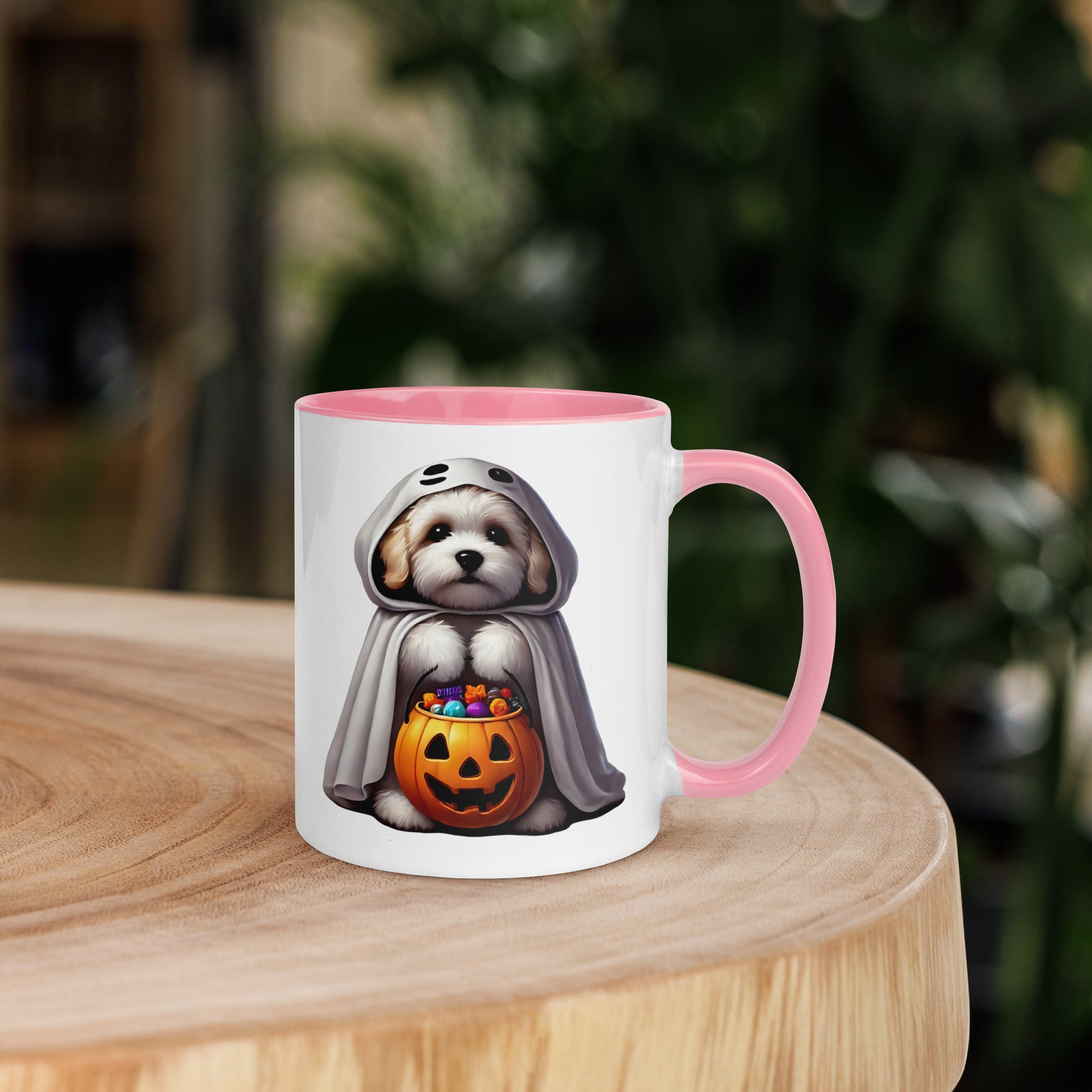 11oz Happy Halloween Ghost Havanese Mug #1