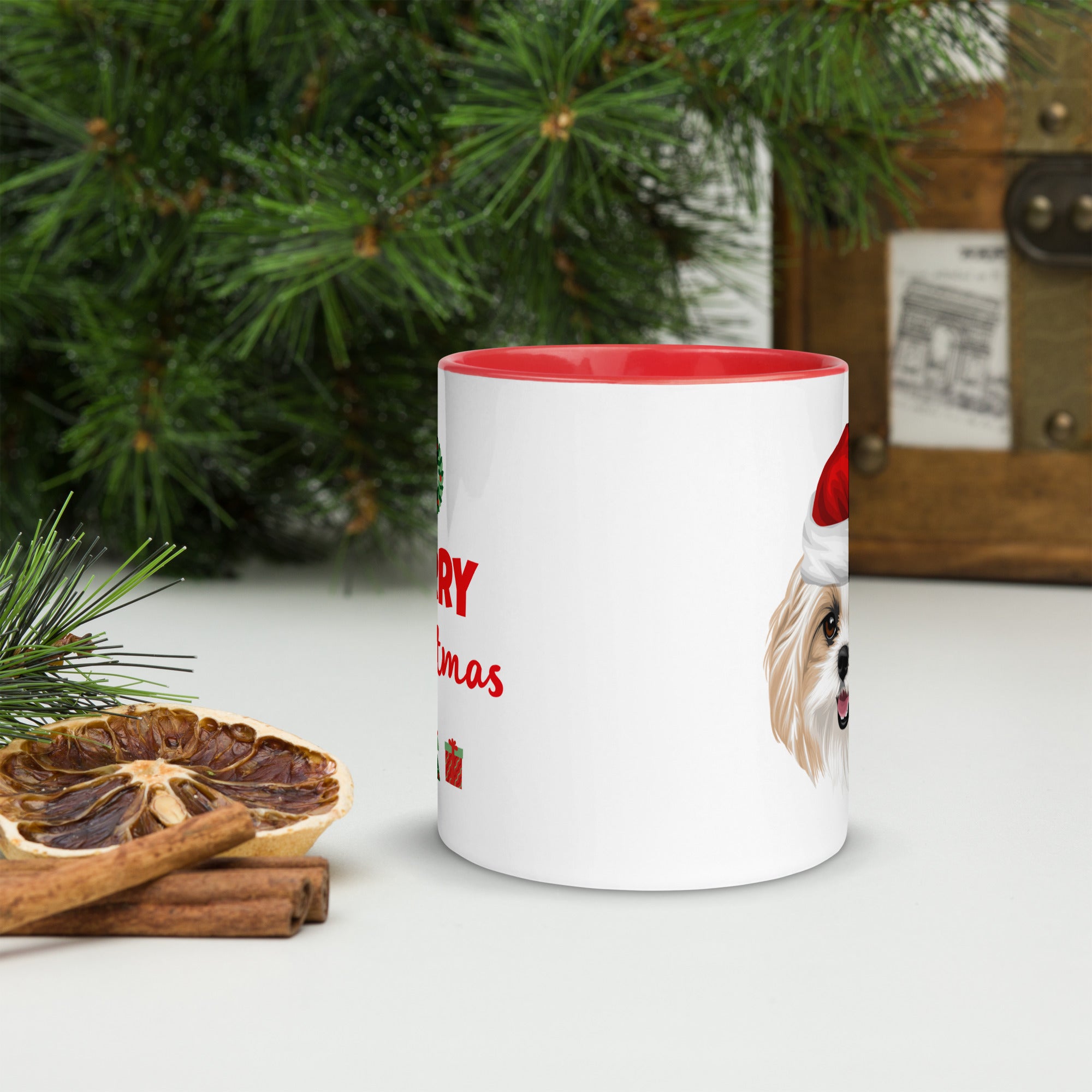 11oz Merry Christmas Shih Tzu Mug