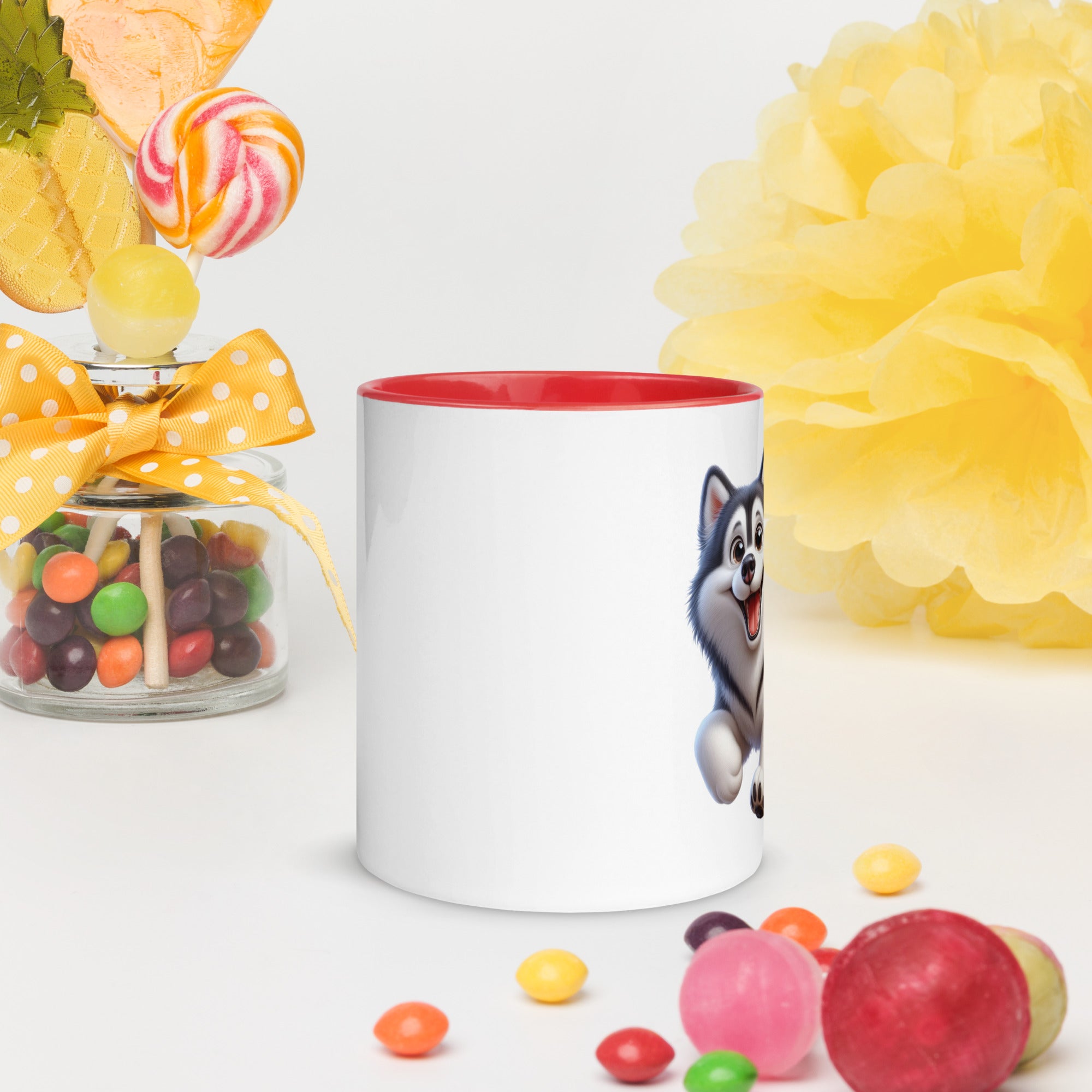 11oz Whimsical Siberian Husky Mug