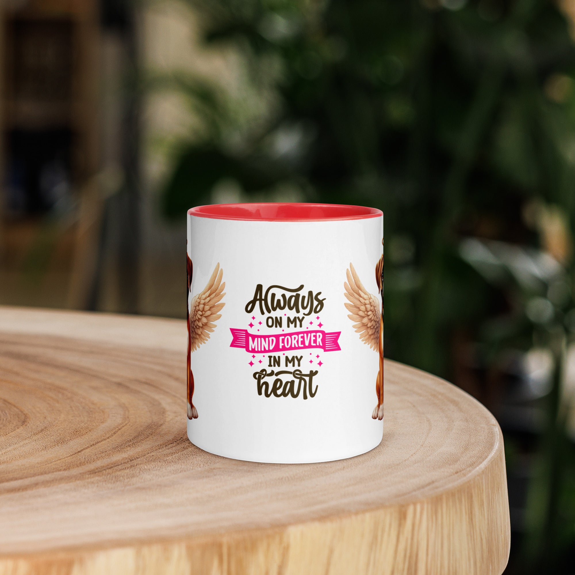 11oz Boxer Angel - Always On My Mind Forever In My Heart