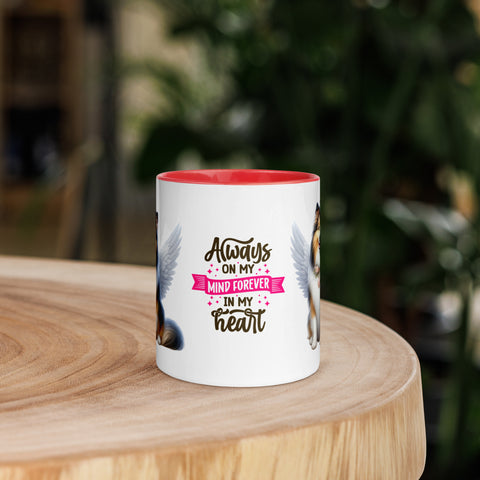 11oz Shetland Sheepdog Angel - Always On My Mind Forever In My Heart