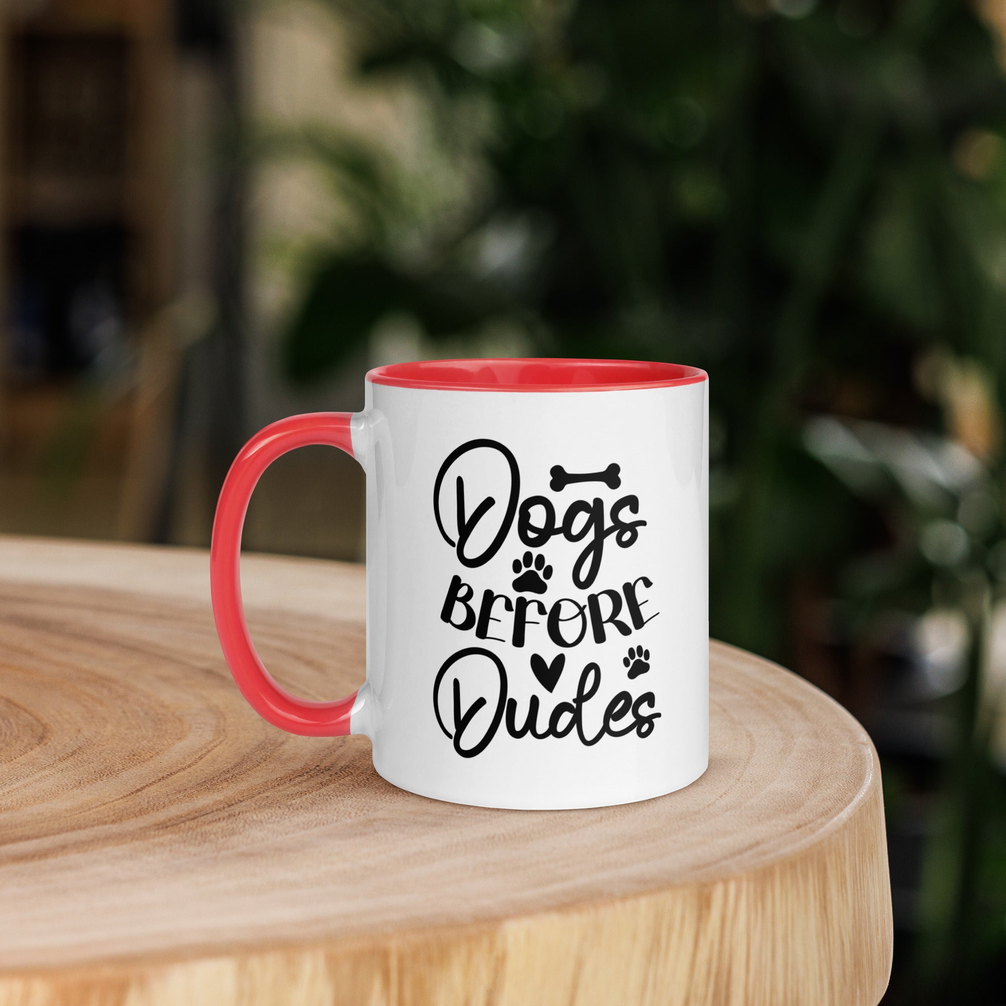 11oz White Mug - Dogs Before Dudes