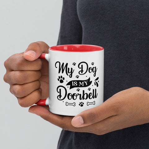 11oz White Mug - My Dog Is My Doorbell