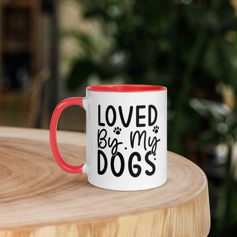 11oz White Mug - Loved By My Dogs