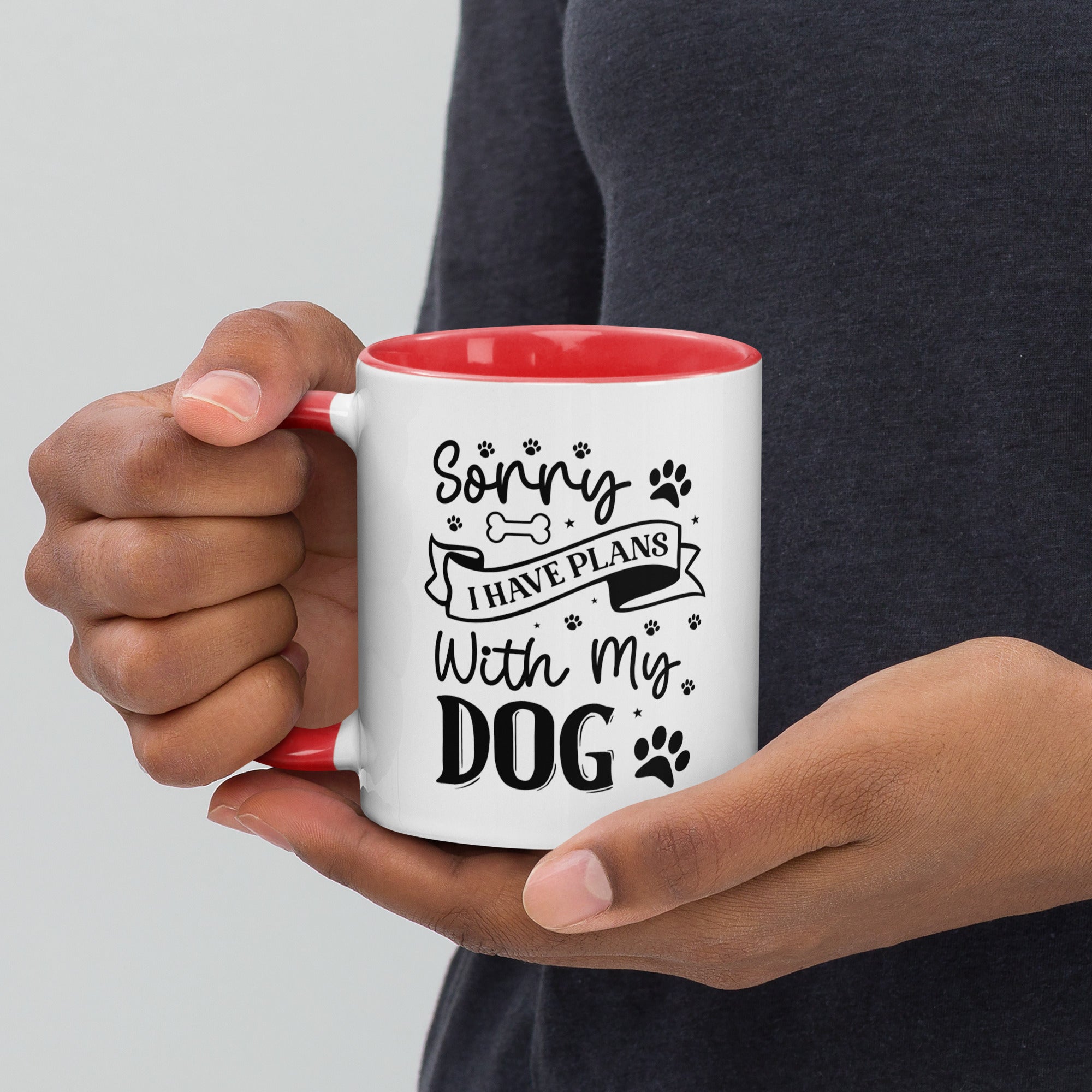 11oz White Mug - Sorry I Have Plans With My Dog