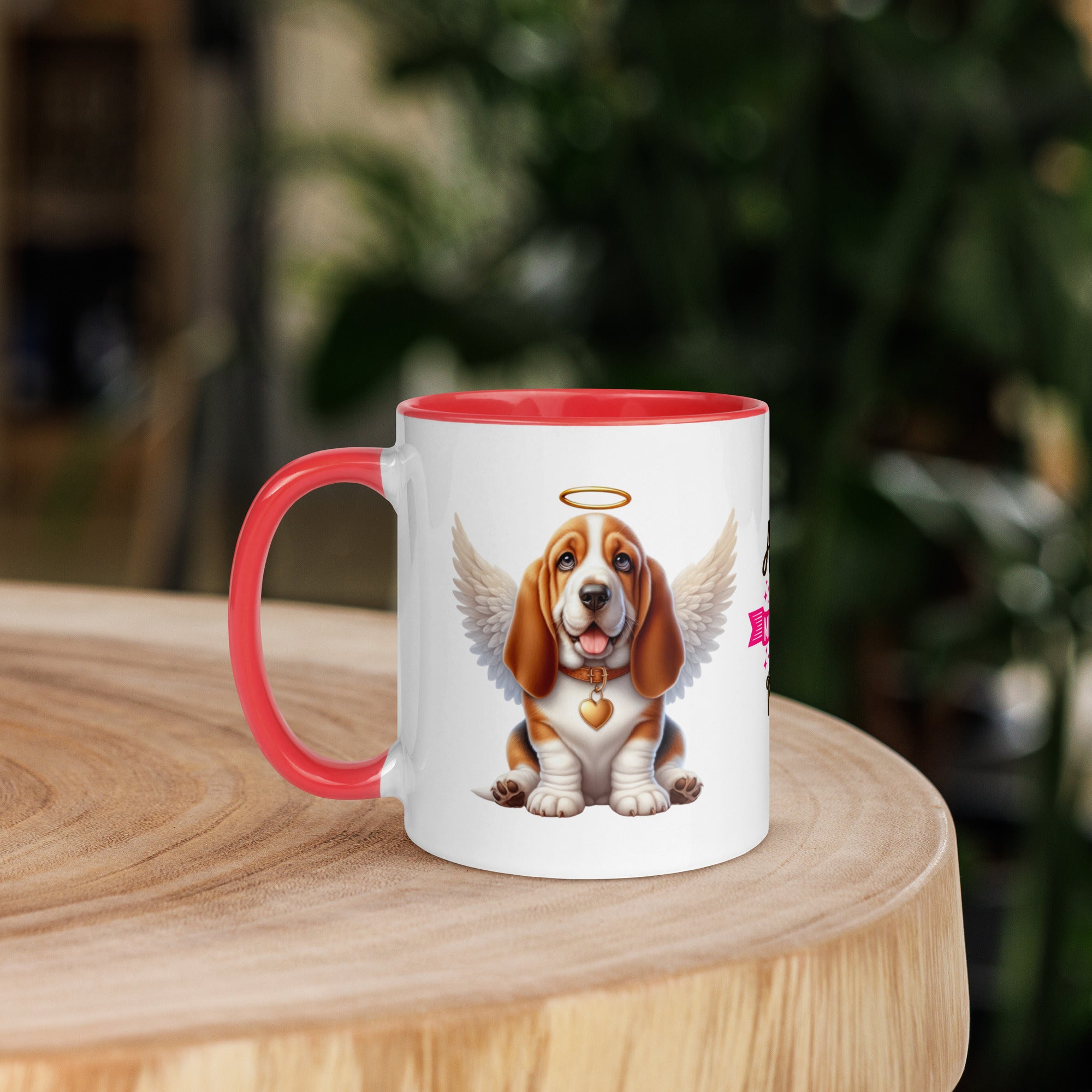 11oz Basset Hound Angel - Always On My Mind Forever In My Heart