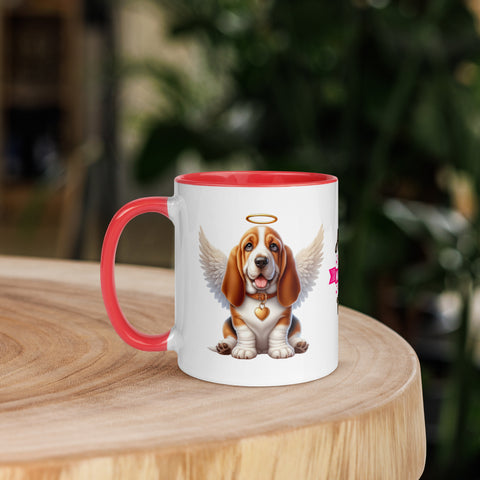 11oz Basset Hound Angel - Always On My Mind Forever In My Heart