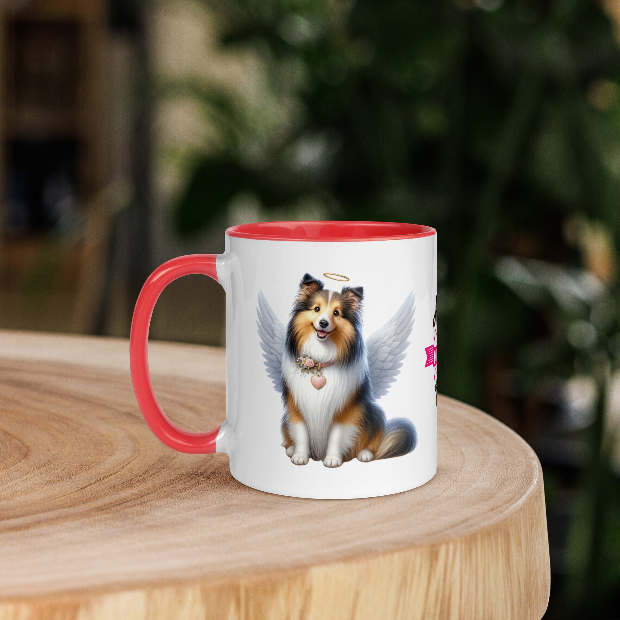 11oz Shetland Sheepdog Angel - Always On My Mind Forever In My Heart