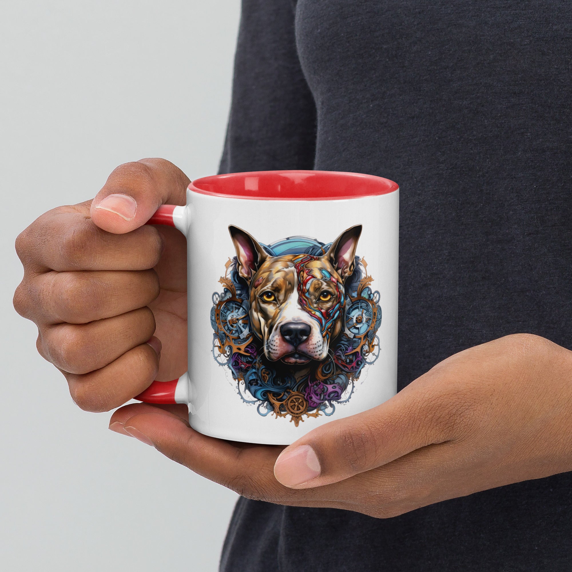 11oz Steampunk Pitbull 'Hardy'