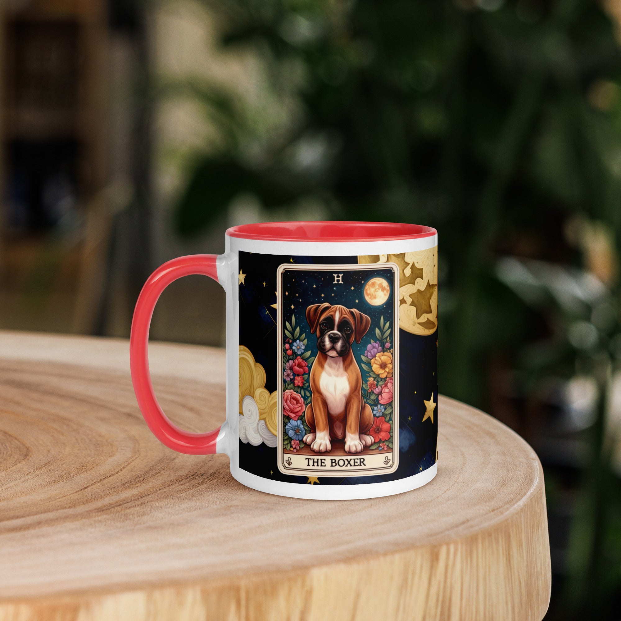11oz Tarot Card Mug - The Boxer