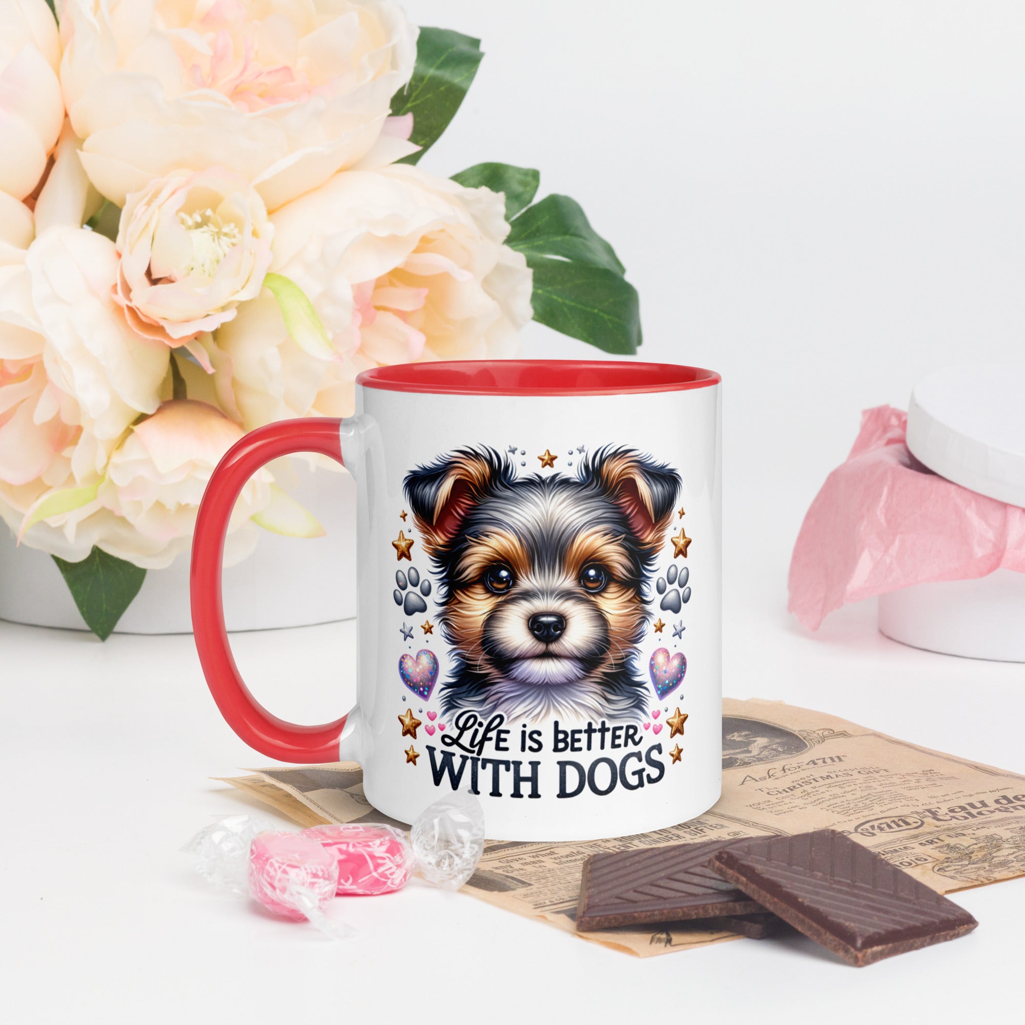 11oz Yorkshire Terrier - Life Is Better With Dogs