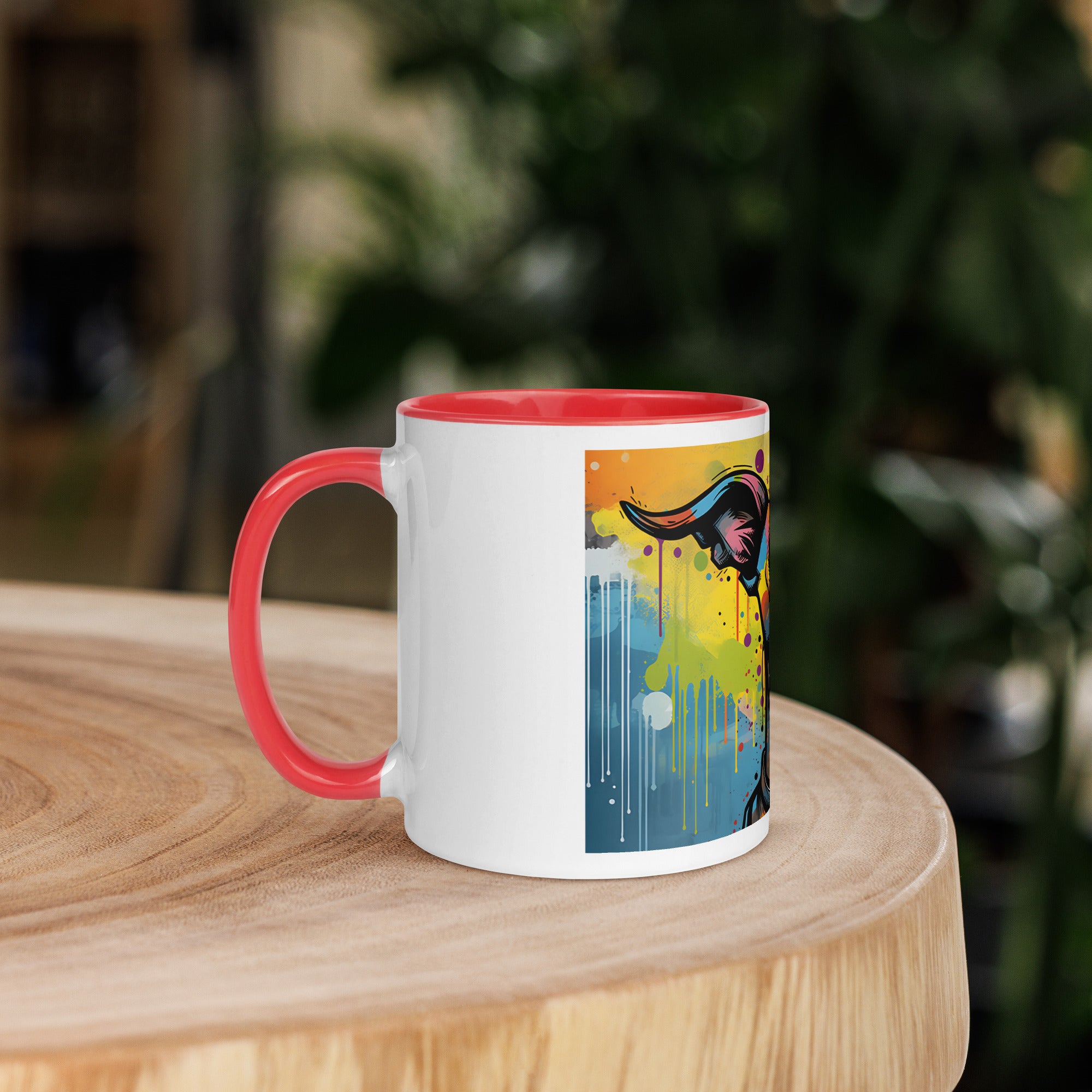11oz Cute Whippet - Pop Art Funky