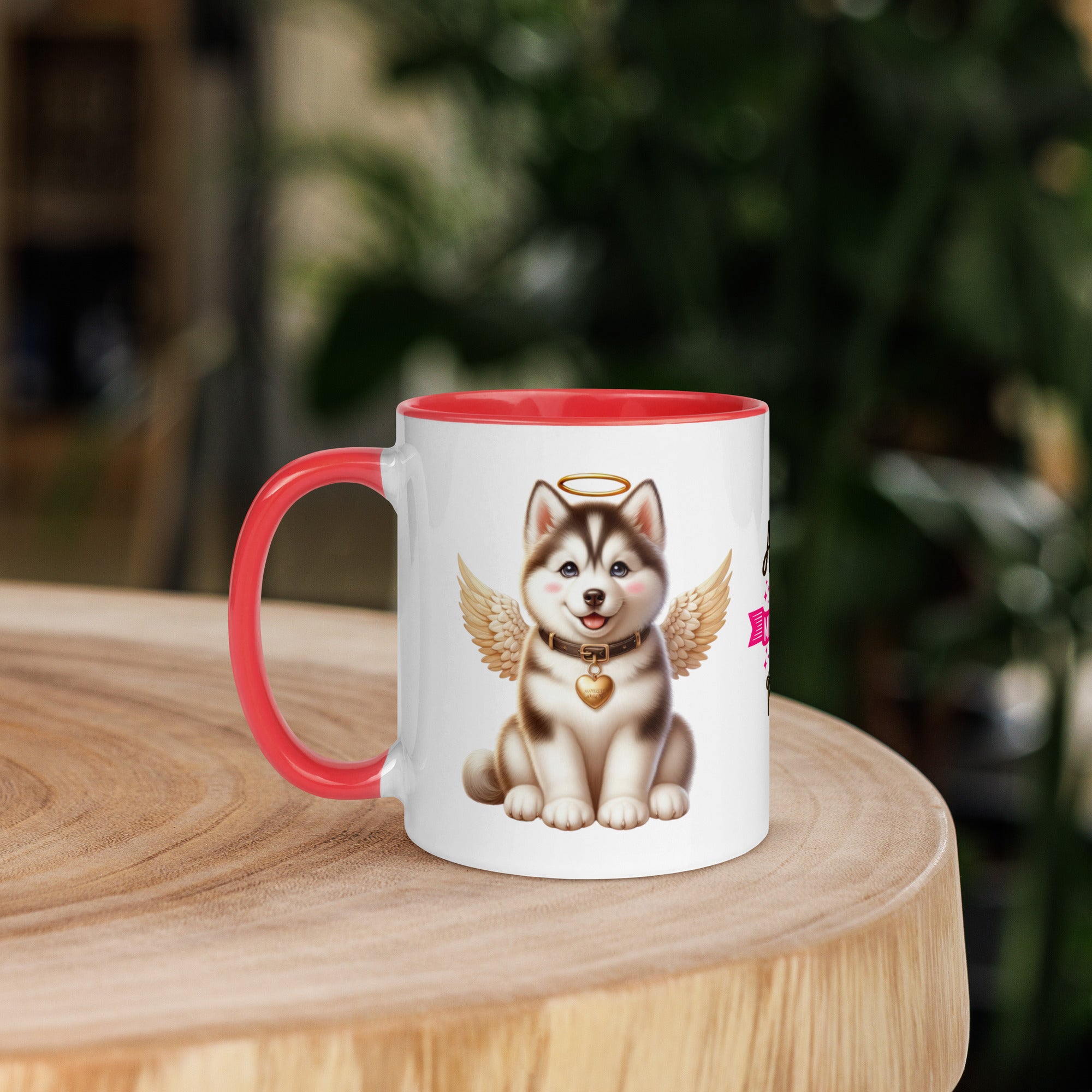 11oz Husky Sibirya Kurdu Angel - Always On My Mind Forever In My Heart