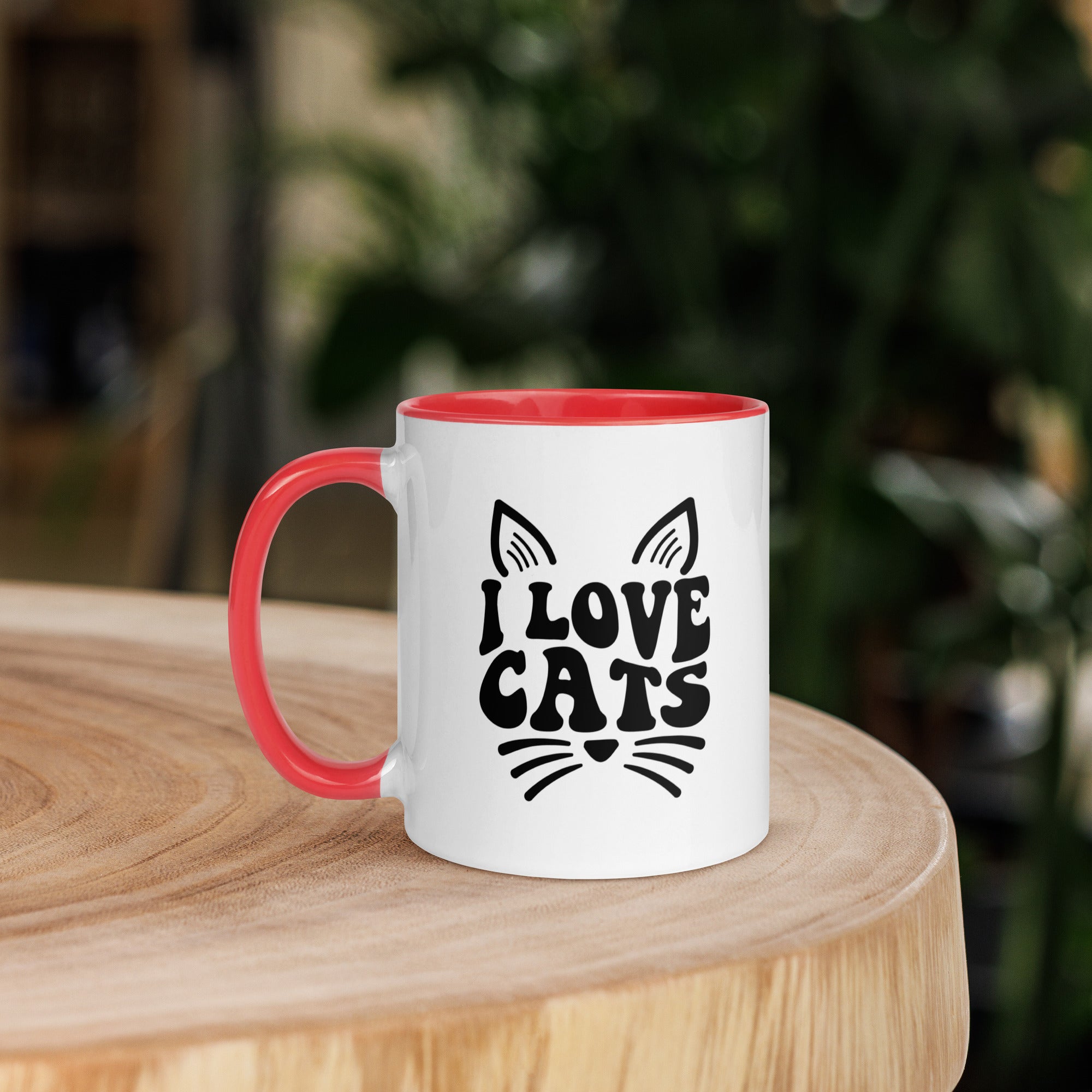 11oz I Love Cats - Cats On Fence #1