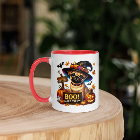 11oz Halloween Pug Mug #1