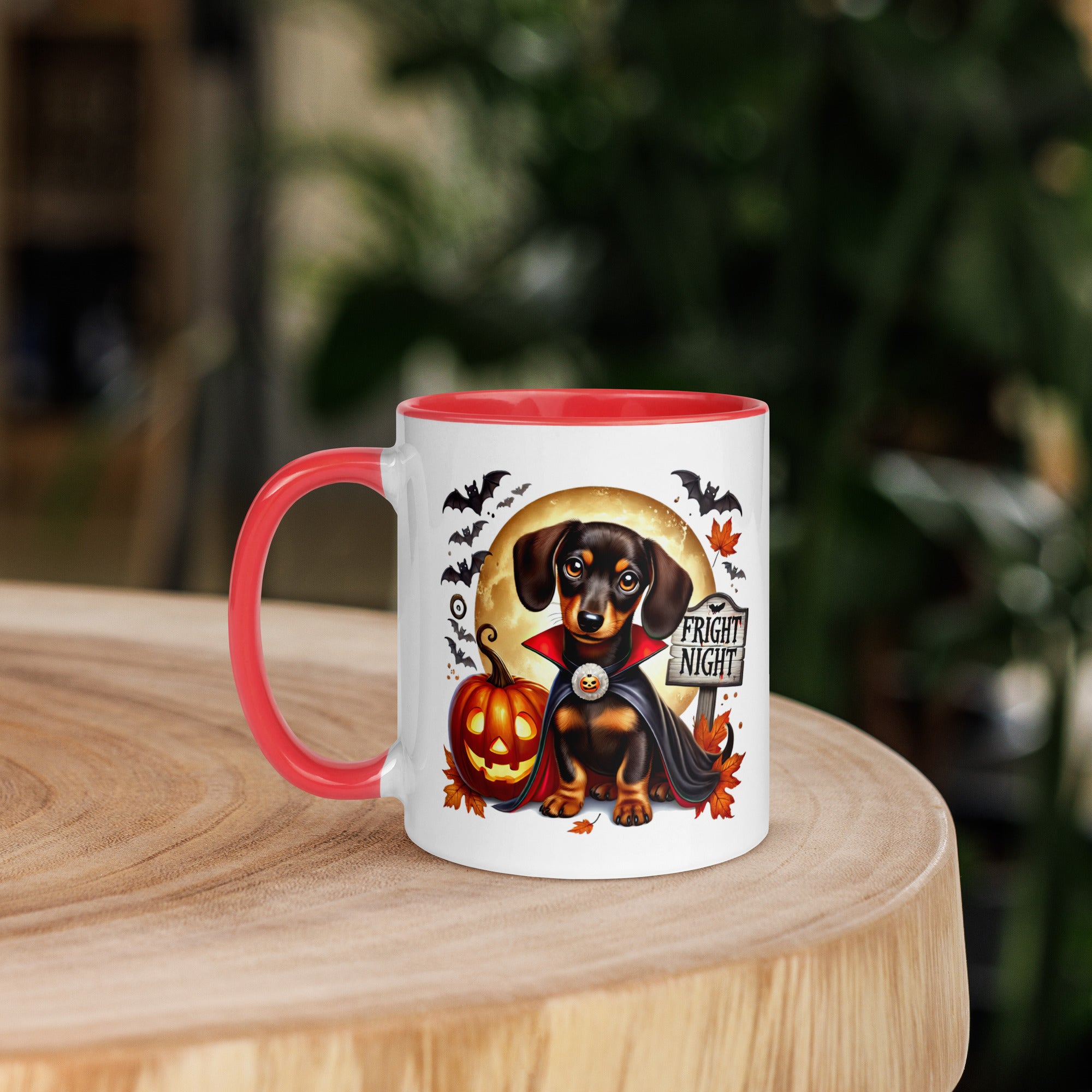 11oz Halloween Dachshund Mug #1