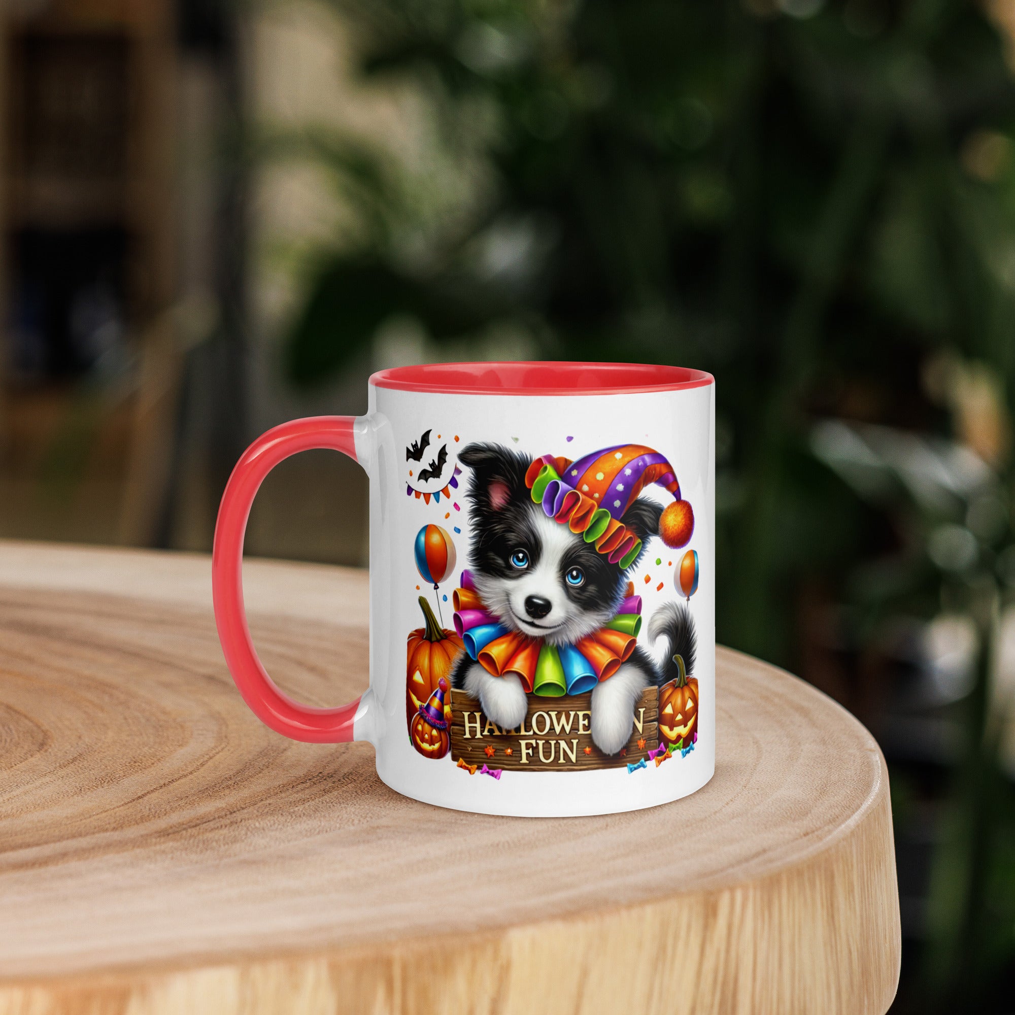 11oz Halloween Border Collie Mug #1