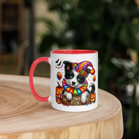 11oz Halloween Border Collie Mug #1