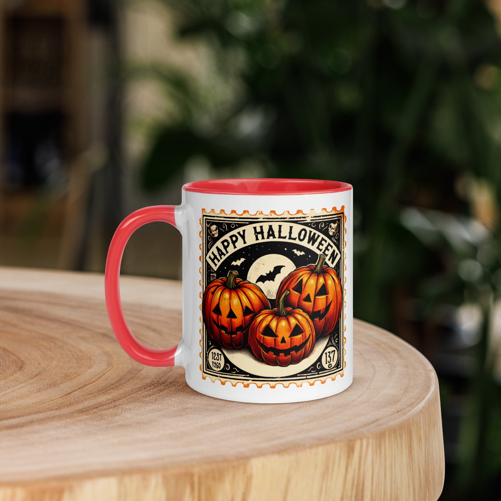 11oz Happy Halloween Witch Pug Mug #1