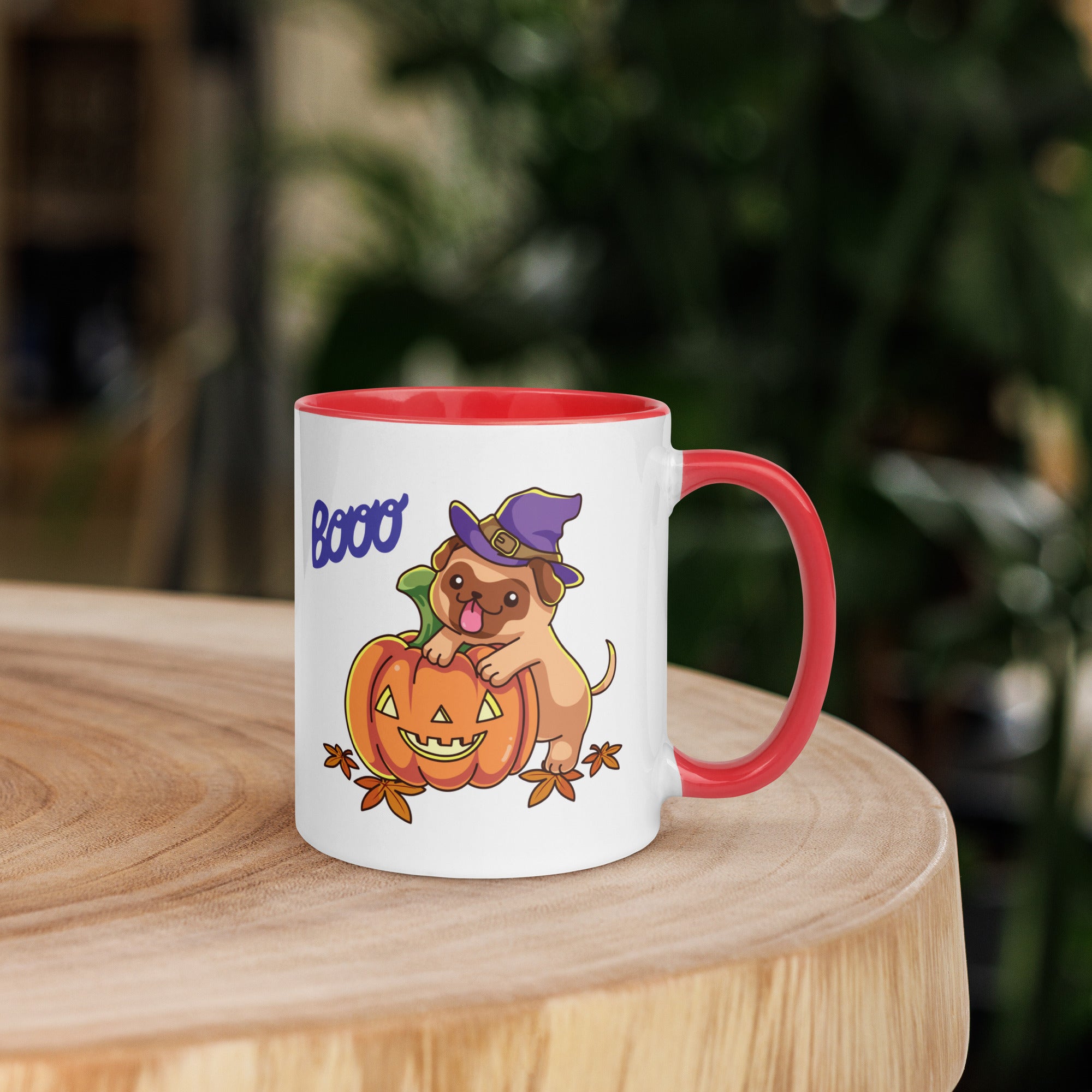 11oz Happy Halloween Booo Pug Mug