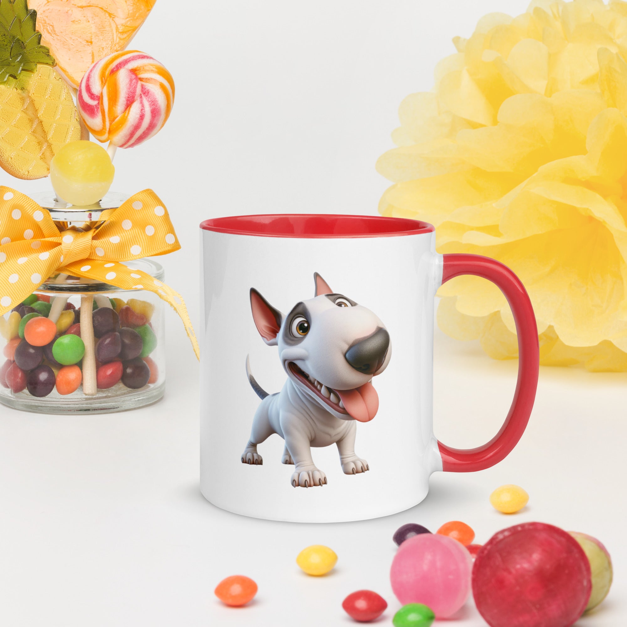 11oz Whimsical Bull Terrier Mug