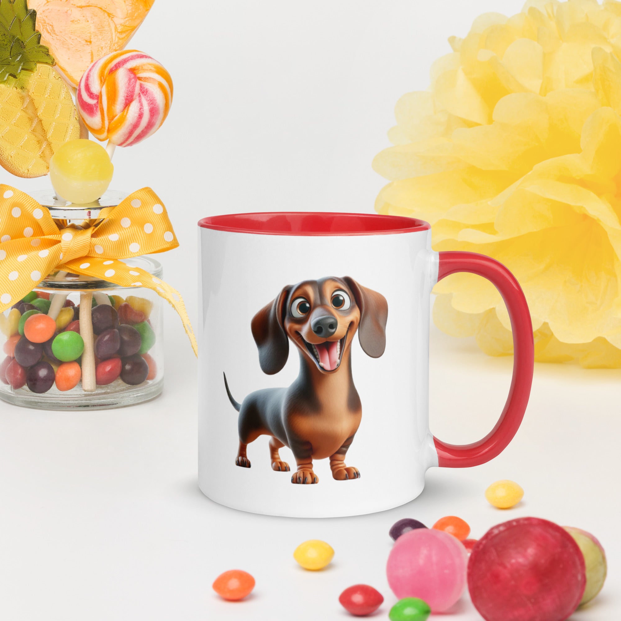 11oz Whimsical Dachshund Mug