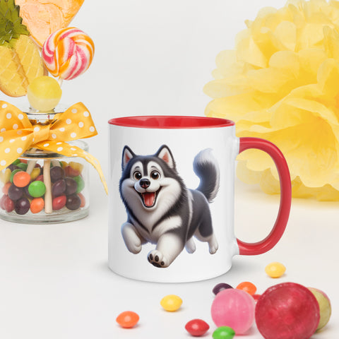 11oz Whimsical Siberian Husky Mug