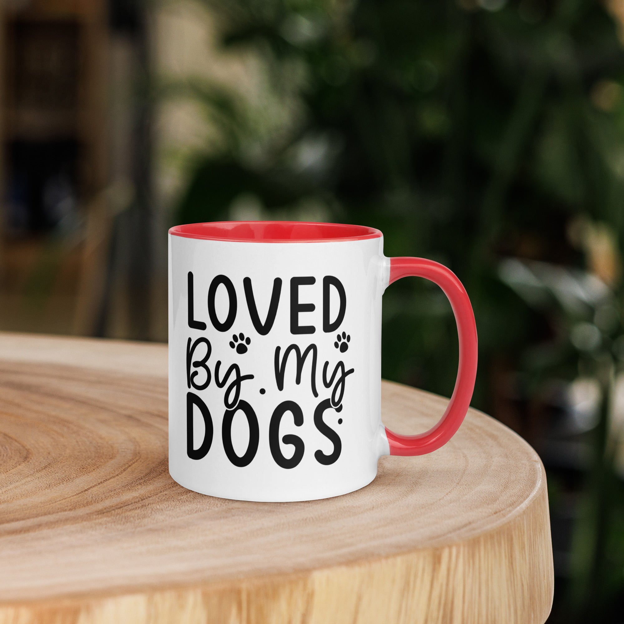 11oz White Mug - Loved By My Dogs