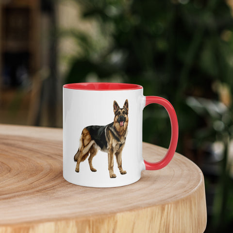 11oz German Shepherd In 2 Poses