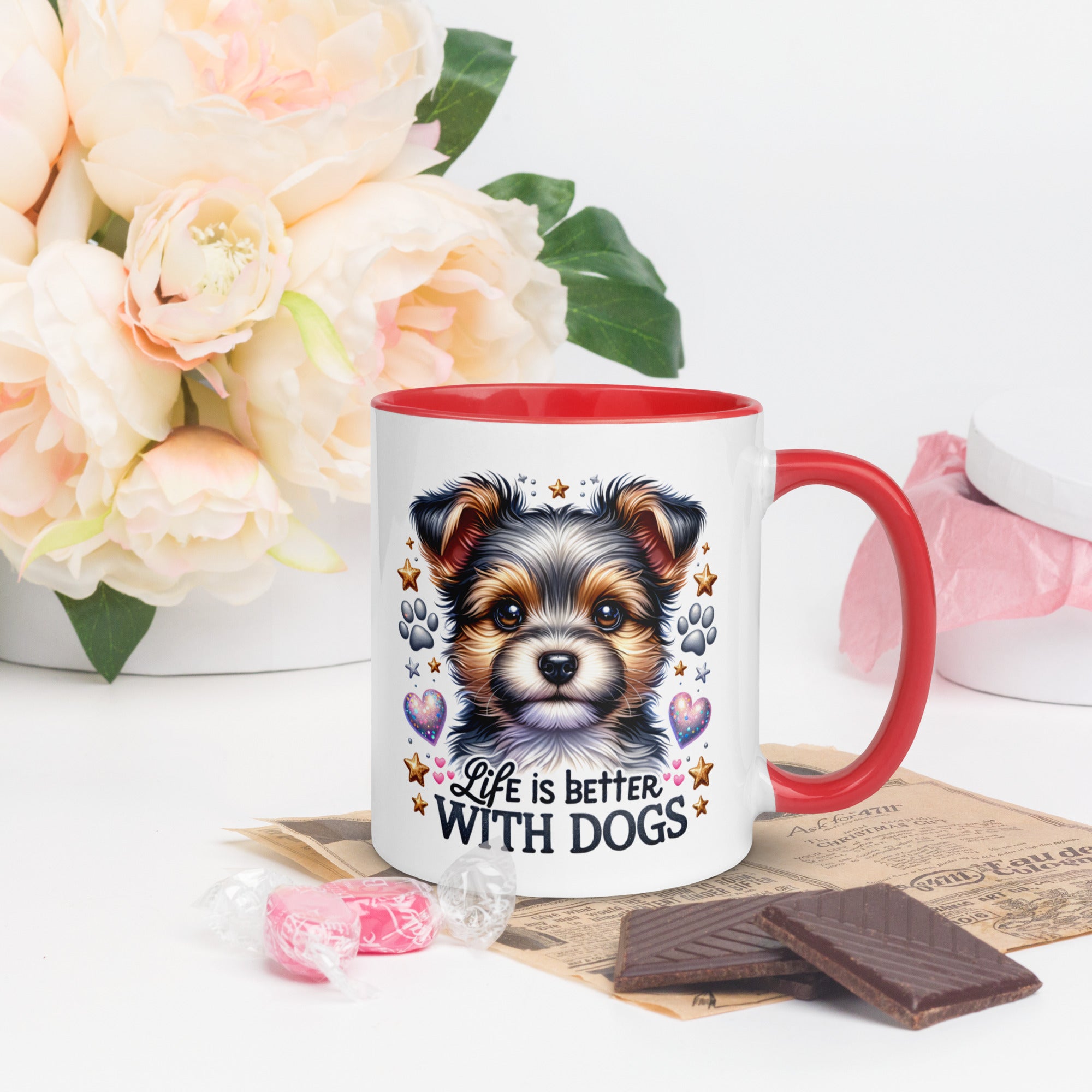 11oz Yorkshire Terrier - Life Is Better With Dogs