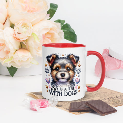 11oz Yorkshire Terrier - Life Is Better With Dogs