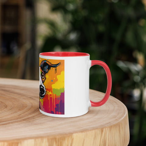 11oz Cute Whippet - Pop Art Funky