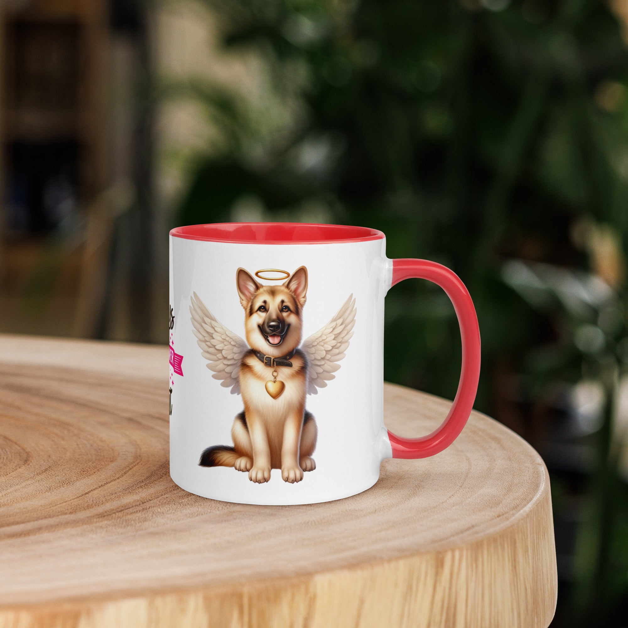 11oz German Shepherd Angel - Always On My Mind Forever In My Heart
