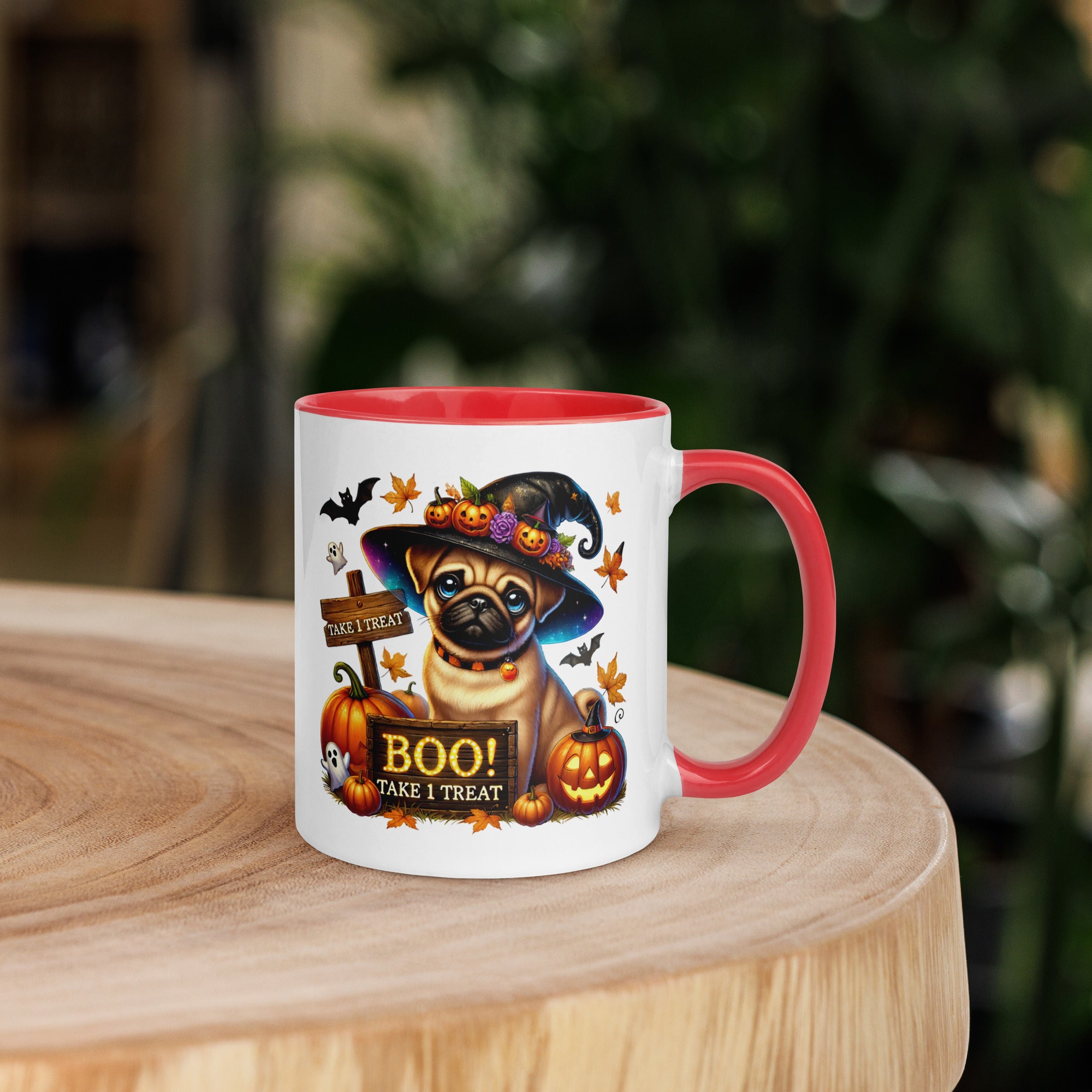11oz Halloween Pug Mug #1