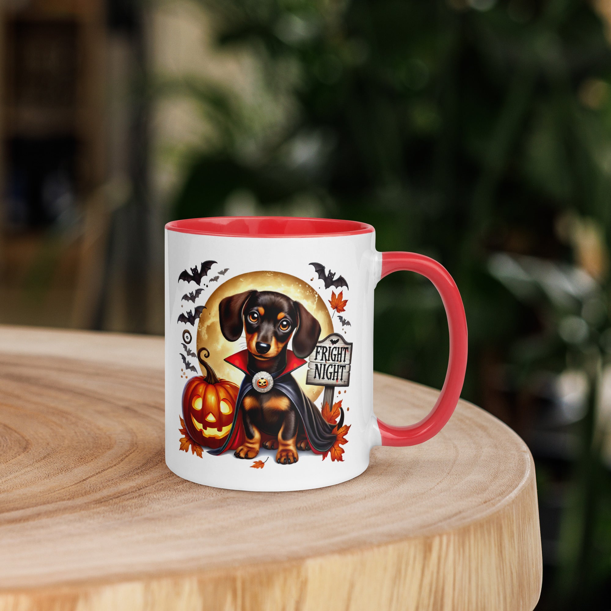 11oz Halloween Dachshund Mug #1