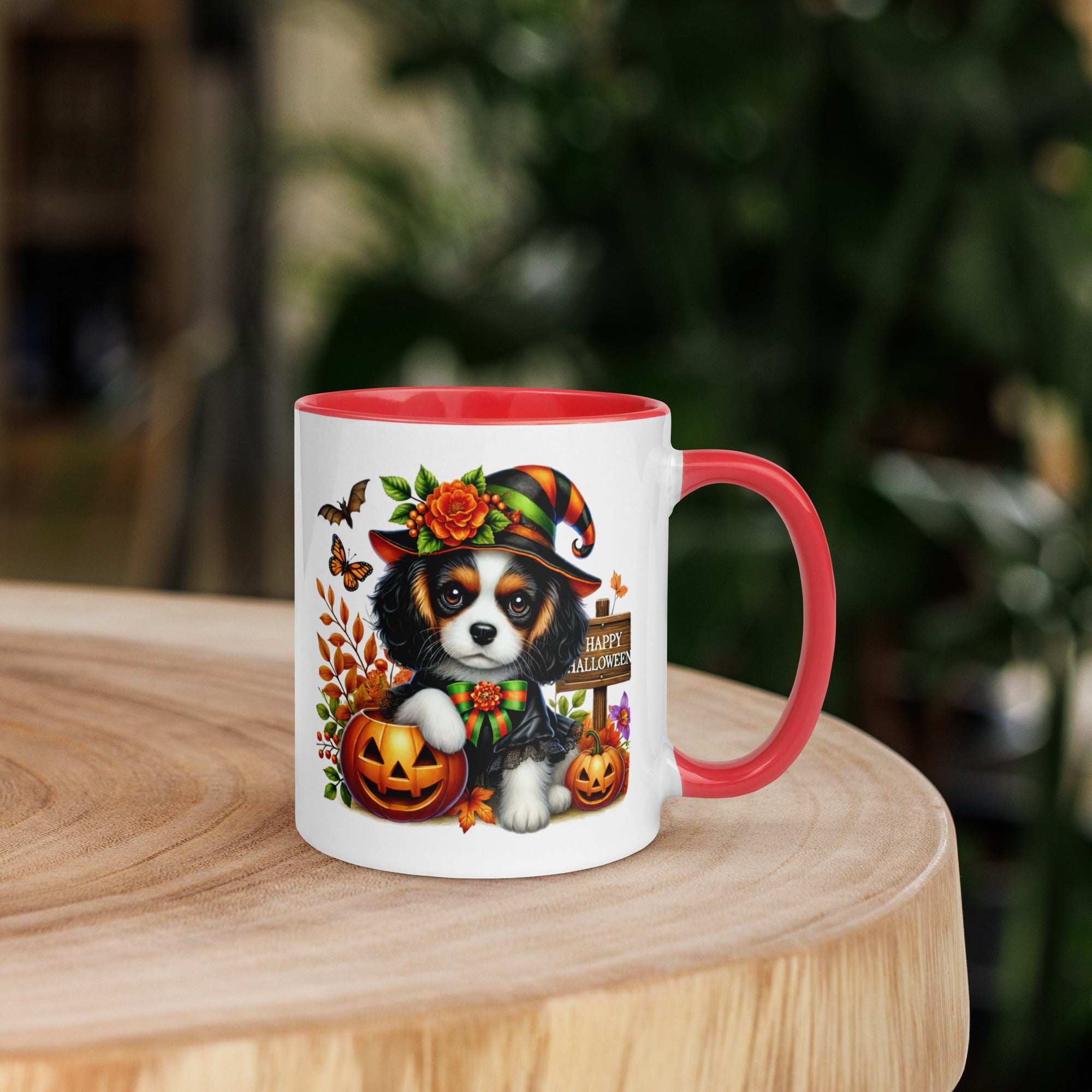 11oz Halloween Cavalier King Charles Spaniel Mug #2