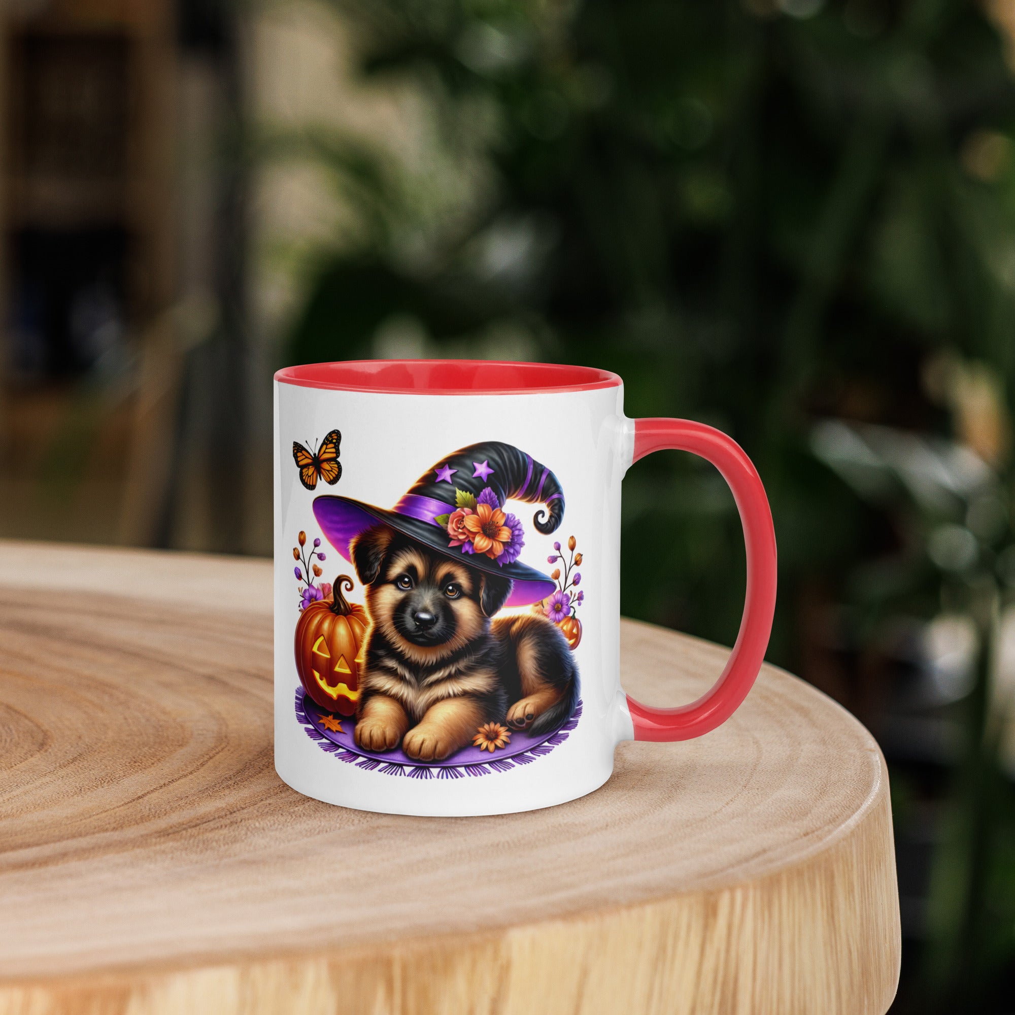 11oz Halloween German Shepherd Mug #1