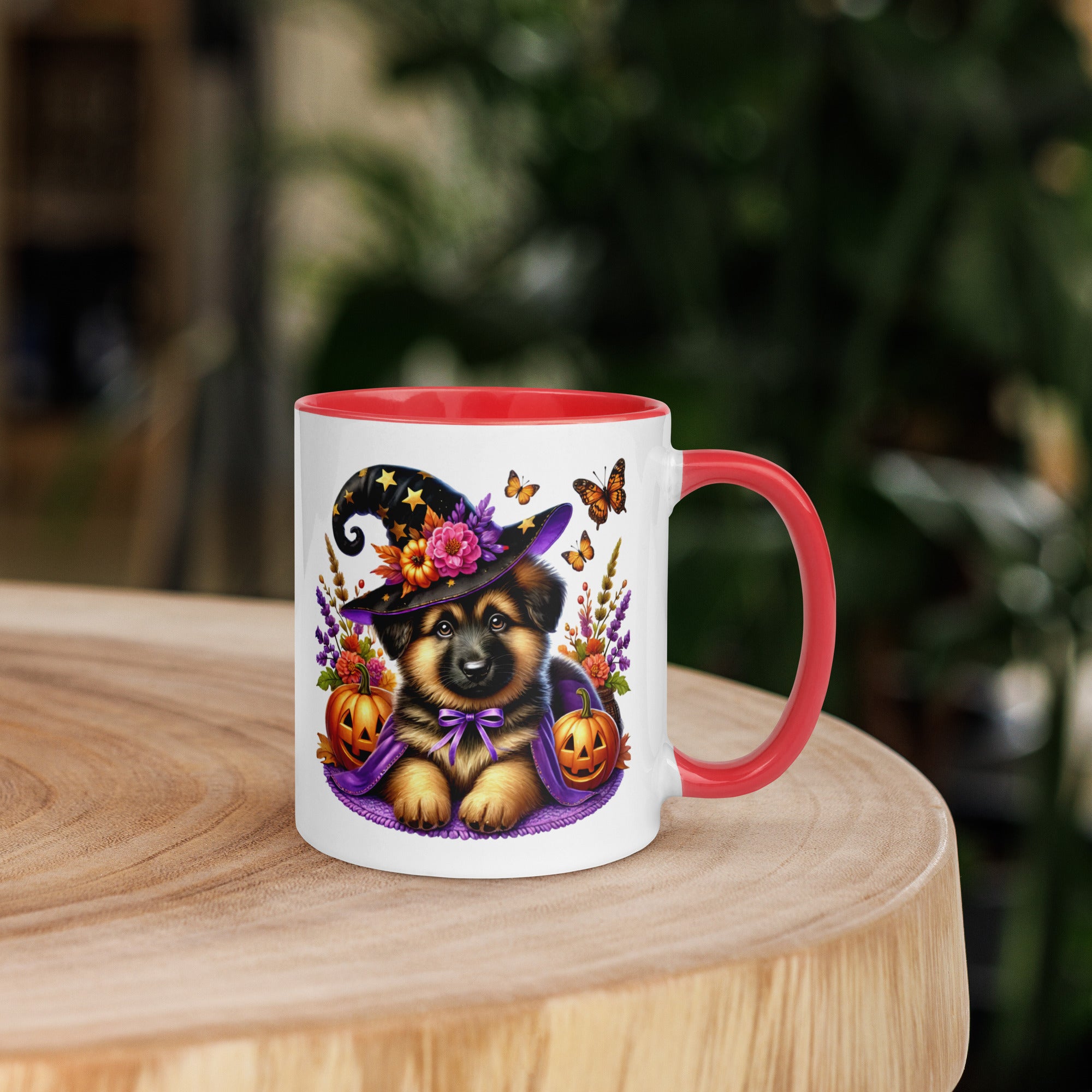 11oz Halloween German Shepherd Mug #2