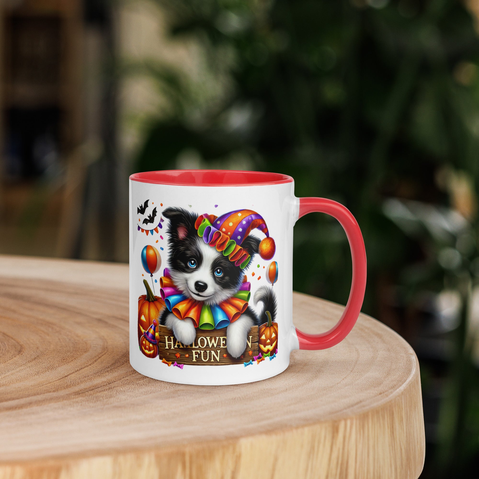 11oz Halloween Border Collie Mug #1