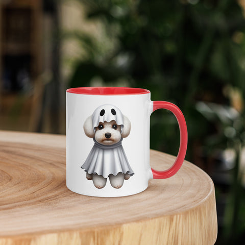 11oz Happy Halloween Ghost Bichon Frisé Mug #1