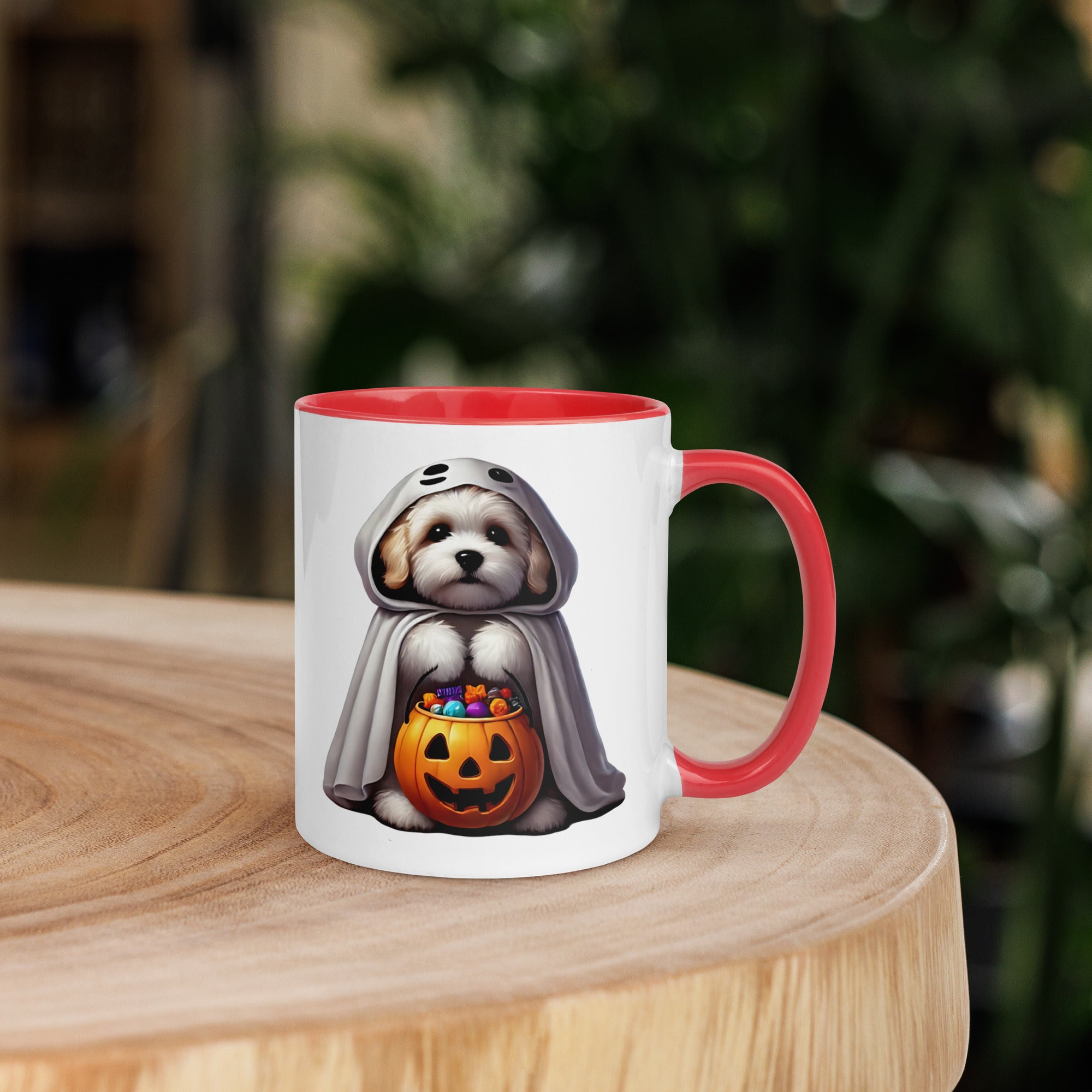 11oz Happy Halloween Ghost Havanese Mug #1