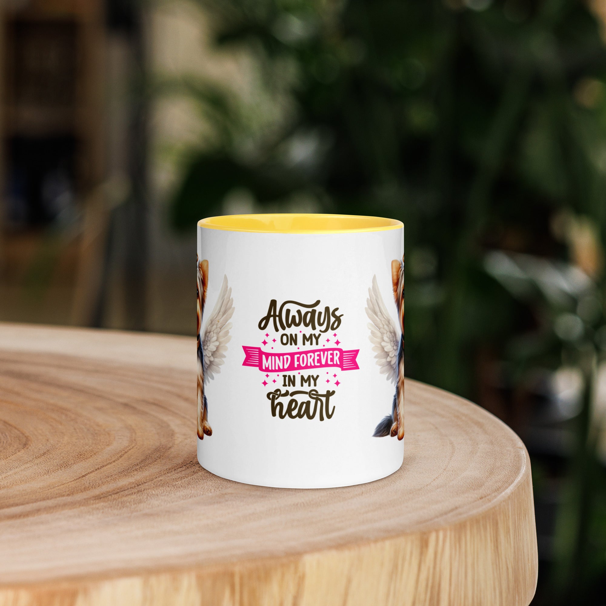 11oz Yorkshire Terrier Angel - Always On My Mind Forever In My Heart