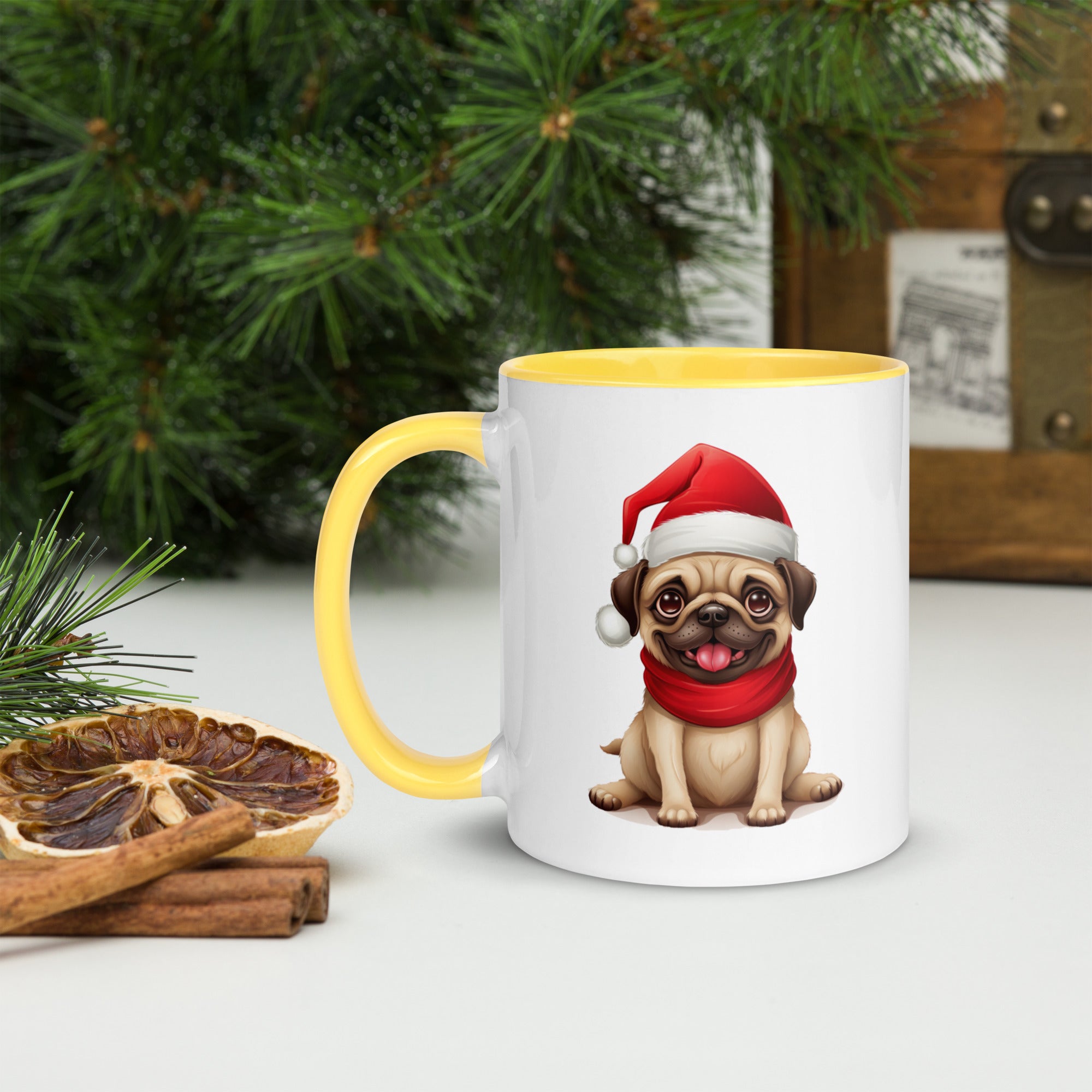 11oz Christmas Pug -Joy Love Paws