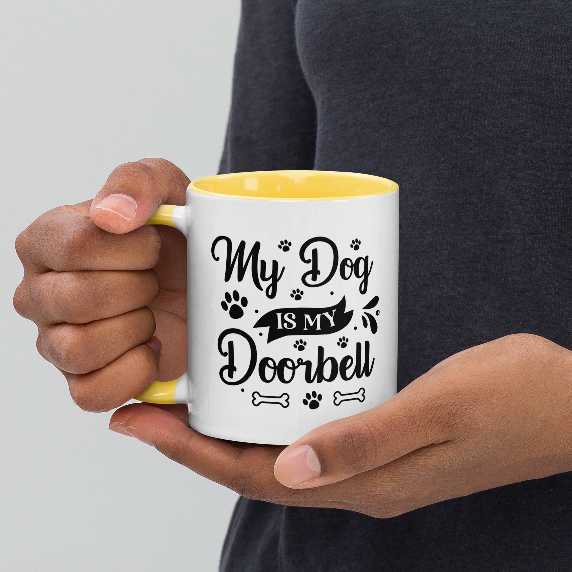 11oz White Mug - My Dog Is My Doorbell