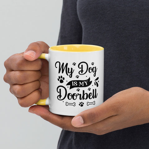11oz White Mug - My Dog Is My Doorbell